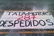 Tata Motors deja a 287 familias en la Calle