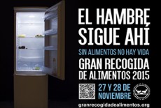 Colabora con la Gran Recogida de Alimentos, el 27 y 28 de Noviembre